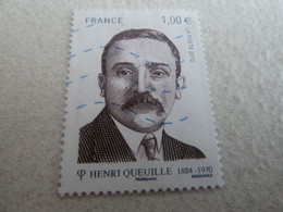 Henri Queille (1884-1970) Homme Politique - 1.00 € - Noir Et Brun-noir - Oblitéré - Année 2012 - - Gebruikt