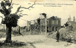 034 685 - CPA - France (80) Somme - Ruines De  Montdidier - Place De La République - Montdidier