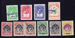 1903/1937  10 Taxmarken (1 Paar) - Fiscaux