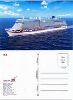 Ship Postcards - Passenger   Ship " Arvia   "  Variant   Read Description - Non Classés