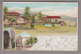 AK DE Sa. Jonsdorf 1900-04-17 Litho (1500 W) - Jonsdorf