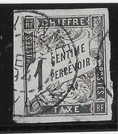 Colonies Générales Taxe N°1 - Oblitéré Guyane - Aminci - Postage Due