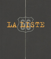 LA LISTE 66 (STALNER) - Illustratori S - V