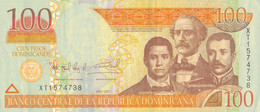 K29 - RÉPUBLIQUE DOMINICAINE - Billet De 100 PESOS - Année 2011 - Dominicana