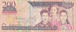 K29 - RÉPUBLIQUE DOMINICAINE - Billet De 200 PESOS - Année 2007 - Dominicana