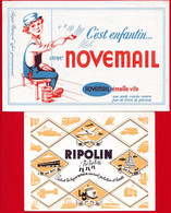 3 Buvards Différents. Ripolin, Colle Remy, Peinture Novémail. - H