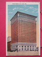 Delcampe - Visuel Très Peu Courant - USA - Saint Louis - Missouri - Hotel Statier Washington Ave. - 1919 - R/verso - St Louis – Missouri