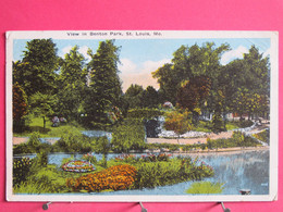 Visuel Pas Très Courant - USA - Saint Louis - Missouri - View In Benton Park - 1919 - R/verso - St Louis – Missouri