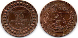 Tunisie -  10 Centimes 1917 A TTB - Tunisia
