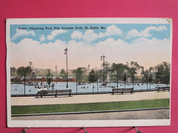 Visuel Très Peu Courant - USA - Saint Louis - Missouri - Public Swimming Pool Fair Grounds Park - R/verso - St Louis – Missouri