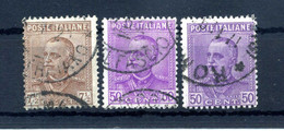 1928 REGNO SET USATO 224/225a - Usados