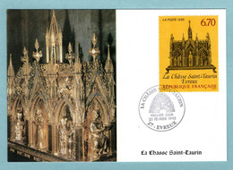 Carte Maximum 1995 - La Chasse Saint-Taurin - YT 2926 - 27 Evreux - 1990-99