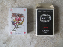 Jeu De Cartes Publicitaire - Musk Parfum De Fabergé Paris - 54 Cartes Sous Blister Avec étui - - 54 Cartes
