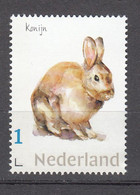 Nederland 2021 Persoonlijke Zegel: Rien Poortvliet: Konijn, Rabbit - Unused Stamps