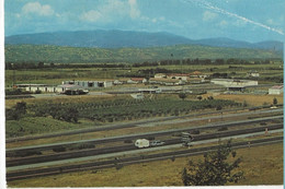 Chanas (38) : Vue Aérienne Générale Sur Le Péage De L'autoroute A7 En 1987 ETAT GF. - Chanas