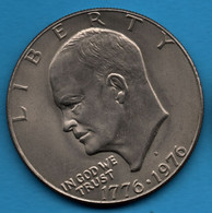 USA 1 Dollar 1776-1976 D KM# 206 Eisenhower Bicentennial Dollar - Herdenking