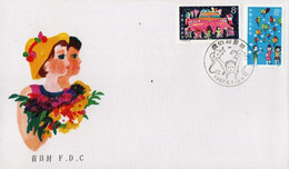 CHINE 1987 FDC - 1980-1989