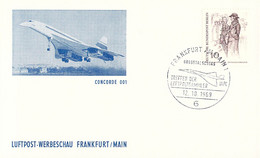 Germany Cover Posted Frankfurt Am Main 1969 Treffen Der Luftpostsammler (DD29-8) - Philatelic Exhibitions