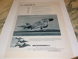 ANCIENNE PUBLICITELE FACTEUR ET PAR MC DONNELL  1963 - Werbung