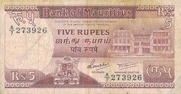 K30 - ILE MAURICE - Billet De 5 ROUPIES - Mauritius