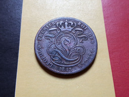BELGIQUE LEOPOLD IER 5 CENTIMES 1848 POINT - 5 Centimes