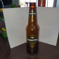 Israel-beer Goldstar-unfiltered-(4.9%)-(330ml)-used - Cerveza