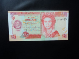 BELIZE * : 5 DOLLARS   1.1.2002    P 61b     SPL ** - Belize