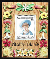 Pitcairn Islands 1995 Queen Mother 95th Birthday Floral Minisheet MNH - Pitcairn Islands