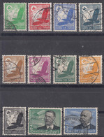 Germany Reich 1934 Airmail Zeppelin Mi#529-539 Used - Used Stamps