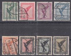 Germany Reich 1926 Airmail Adler Mi#378-384 Used - Used Stamps