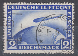 Germany Reich 1928 Airmail Zeppelin Mi#423 Used - Oblitérés