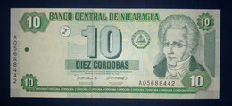 UNC Nicaragua 10 Córdobas 2002, P191 - Nicaragua