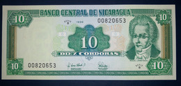 UNC Nicaragua 10 Córdobas 1996, P181 - Nicaragua