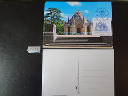 FRANCE 2021 1,28 EURO " CHAPELLE ROYALE SAINT LOUIS DREUX EURE-ET-LOIR " OBLITÉRATION 1ER JOUR  CARTE POSTALE F.D.C. - 2020-…