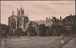 Winchester College And Chapel, Hampshire, C.1910s - Valentine's Postcard - Winchester