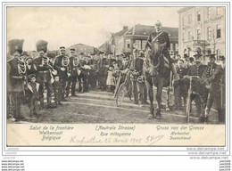 AACHEN ..-- WELKENRAEDT ..-- FRONTIERE . GENDARMES . Rue Mitoyenne . 1905 Vers PARIS ( Mme Vve HORR ) . Voir Verso . - Aken