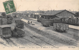 72-MAMERS- LA GARE , LIGNE DE MAMERS A SAINT-CALAIS - Mamers