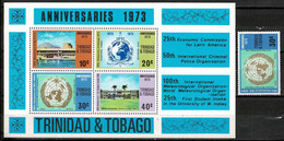 Trinidad & Tobago 1973 Special Events 1973,  Nice Sheet - Trinité & Tobago (1962-...)