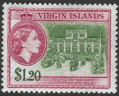 British Virgin Islands. 1956-62 QEII. $1.20 MH. SG 159 - British Virgin Islands
