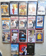 LOT 18 Films Vidéo VHS D'occasion Avec Boites Et Jaquettes - Collezioni & Lotti