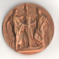 Congo Belge Exposition Internationale De Bruxelles 1897 Par Jules Lagae Wolfers, 70 Mm, Bronze - Sonstige