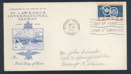 Canada, First Day Cover Used, - 1952-1960