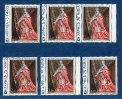 ⭐ France - Variété - YT N° 1766 - Couleurs - Pétouilles - Neuf Sans Charnière - 1973 ⭐ - Unused Stamps
