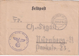 ALLEMAGNE 1942 LETTRE EN FELDPOST  DE HEIDESHEIM - Briefe U. Dokumente