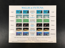 Wallis & Futuna ZD-Bogen MiNr. 390-95 B Postfrisch Meeresfauna (BW8446 - Unclassified
