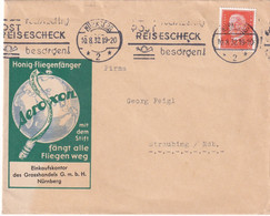 ALLEMAGNE 1932 LETTRE ILLUSTREE DE NÜRNBERG - Storia Postale