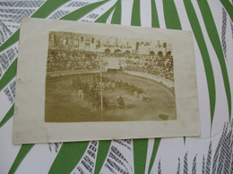 Carte Photo 30 Gard Surement Nîmes Défilé Militaire Dans Les Arènes - Nîmes