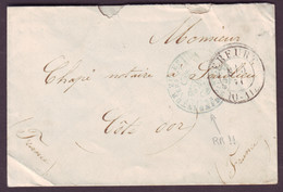 LSC - Tàd ERFURT (1871), Lettre En Franchise D'un Prisonnier De Guerre + Timbre De Franchise " Commandantur Zu Erfurt" - Oorlog 1870