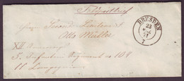 LSC - Tàd DRESDEN (23-5-1871), Lettre En Franchise Pour Un Militaire Allemand En France - Krieg 1870