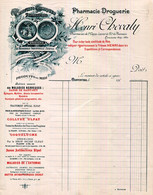 84.VAUCLUSE.CARPENTRAS.PHARMACIE-DROGUERIE.PRODUITS CHIMIQUES.HENRI CHEVALY PHARMACIEN DE 1er.CLASSE. - Perfumería & Droguería